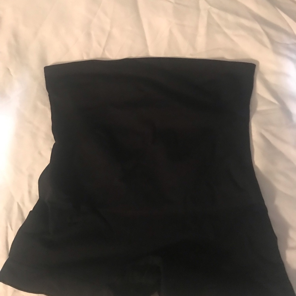Black tummy and thigh control shape wear with grips!